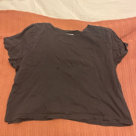 Madewell Charcoal Short Sleeve Tee - Picture 2 of 3